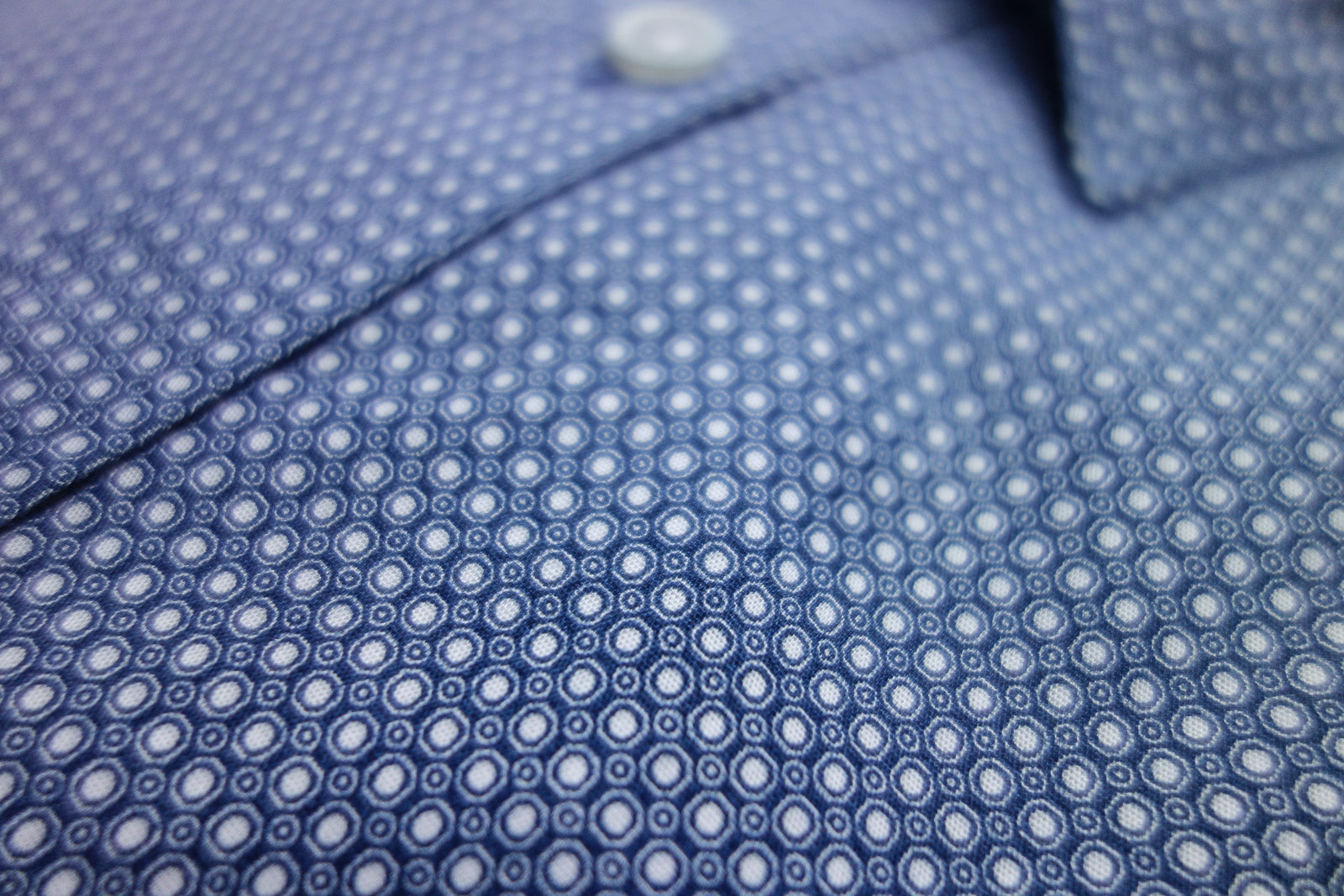 Camasa albastra cu model