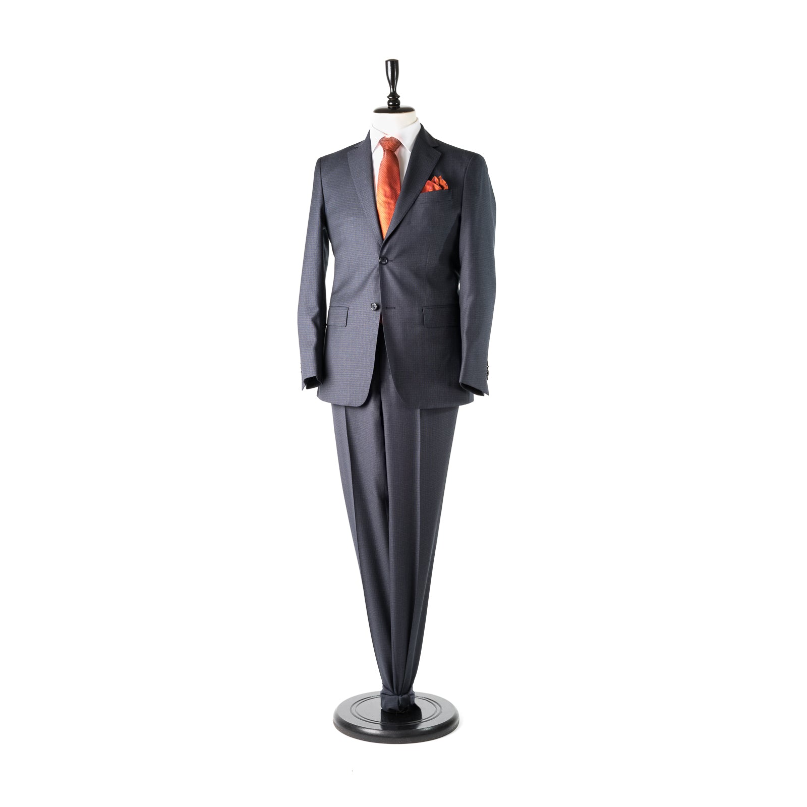 Costum cu patratele albastre