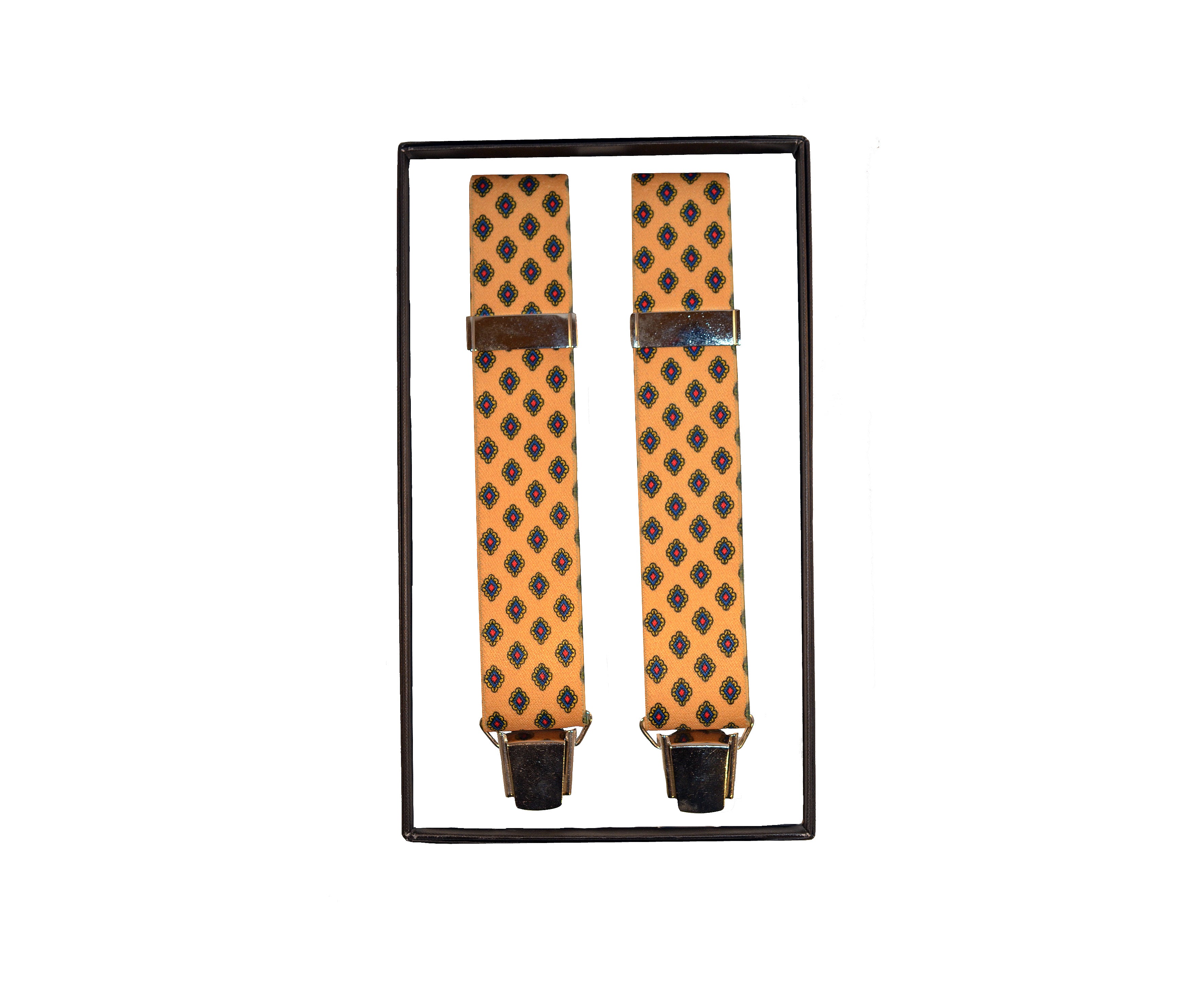 Bretele galbene cu model